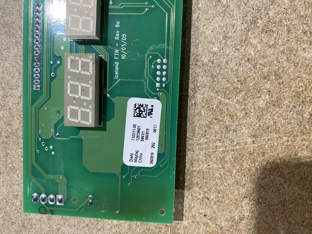 Maytag Amana 12939601 Refrigerator Control Board Dispenser AZ66891 | BK1948