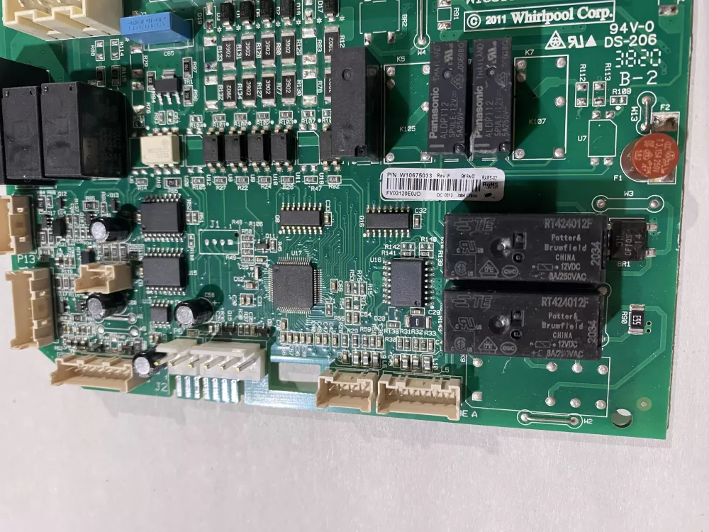 Whirlpool W10675033 W10801162 Refrigerator Control Board AZ174804 | BK2626