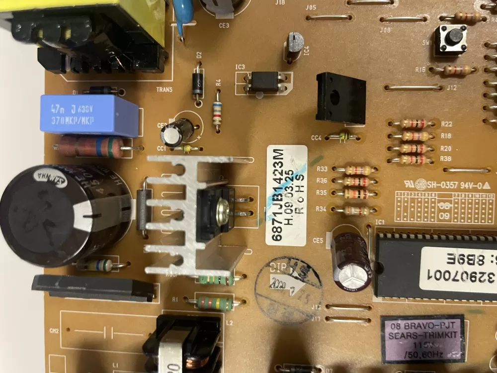 LG 6871JB1423M Refrigerator Control Board AZ226537 | Wm1519