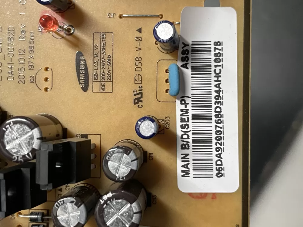 Samsung DA92 00768D Refrigerator Control Board Inverter AZ19212 | WM1031