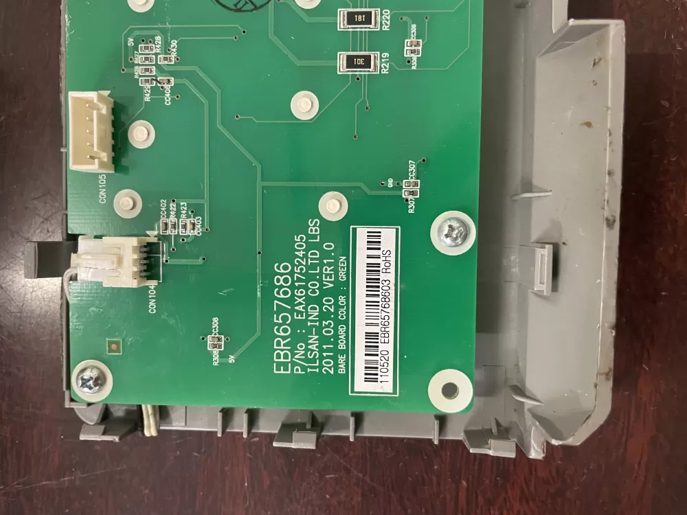 LG Kenmore EBR65768603 Refrigerator Control Board Dispenser AZ48658 | KM1219