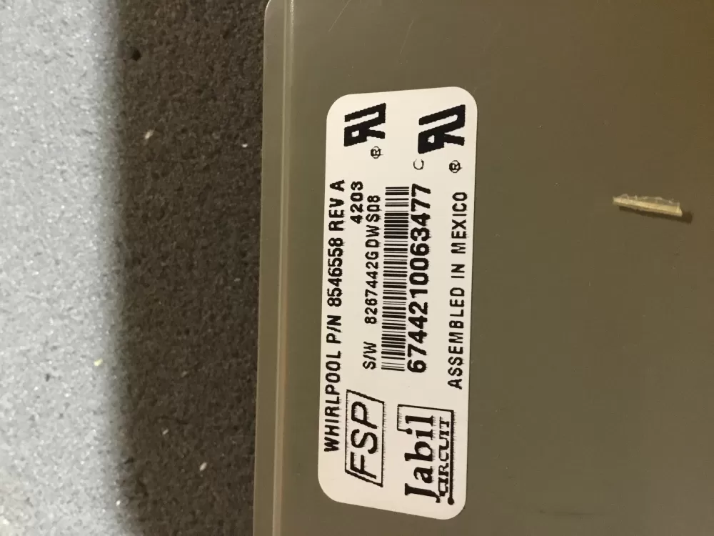 Whirlpool WP8564547 Dishwasher Control Board AZ101970 | NR324