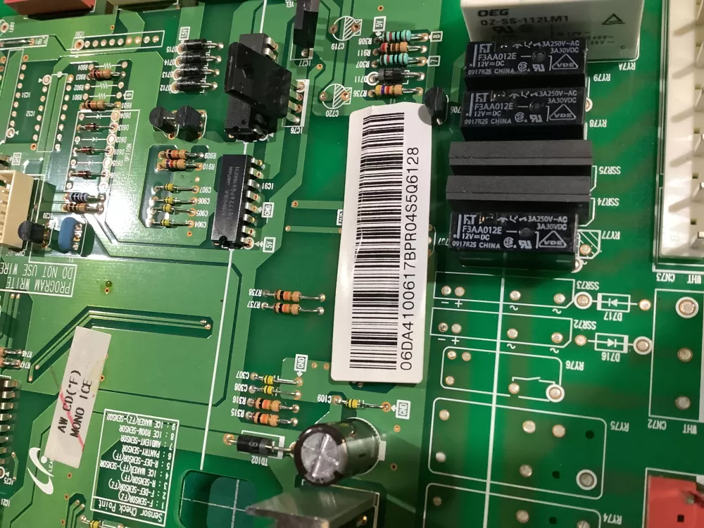 Samsung DA41-00617B Refrigerator Control Board AZ148076 | NR2484