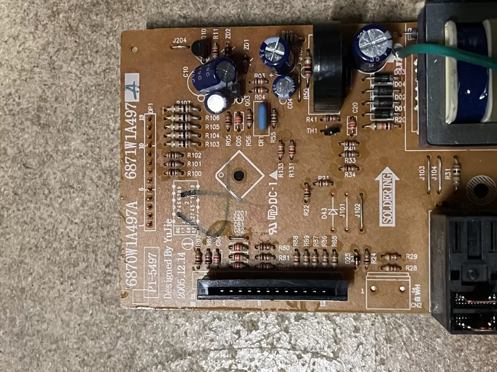LG 6871W1A497A 6870w1a497b Microwave Control Board Panel AZ26523 | KM114