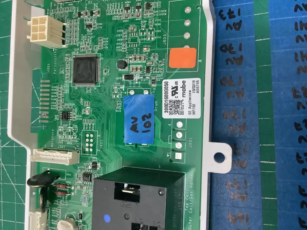 GE WE22X36578 308D1600G050 Dryer Main Control Board AZ222497 | ARV102