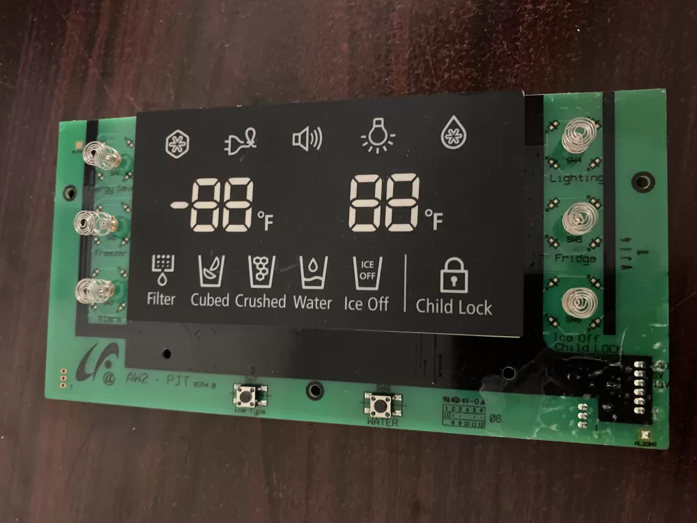 Samsung DA41-00540J   DA41-00540 Refrigerator Control Board Display