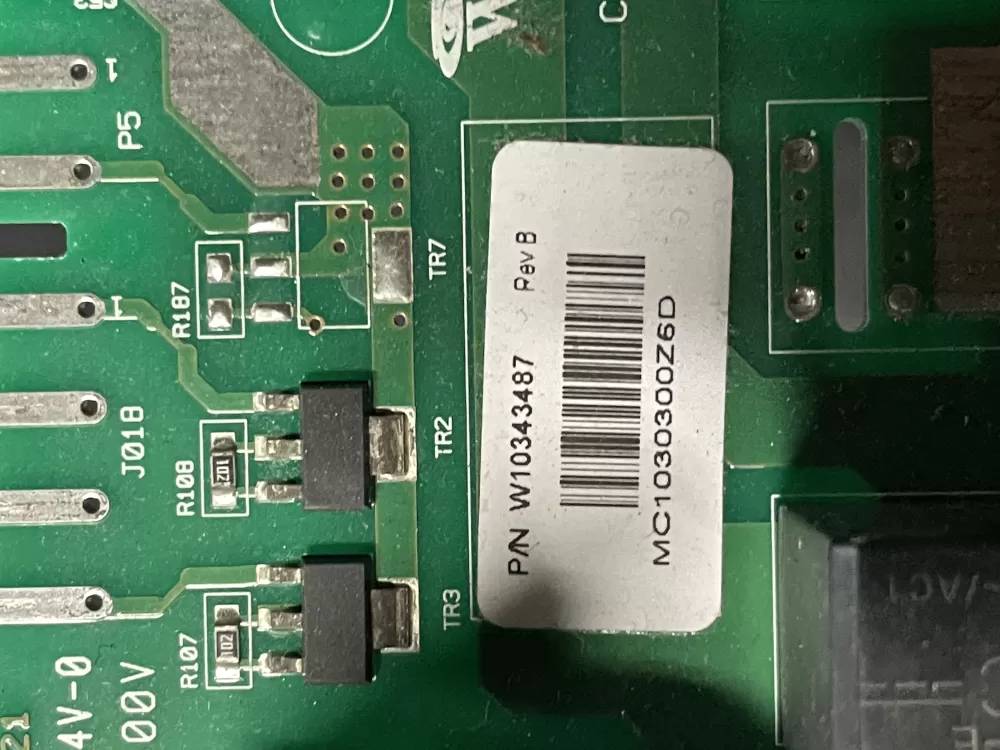 Whirlpool W10343487 Washer Control Board CCU AZ17975 | WM1236