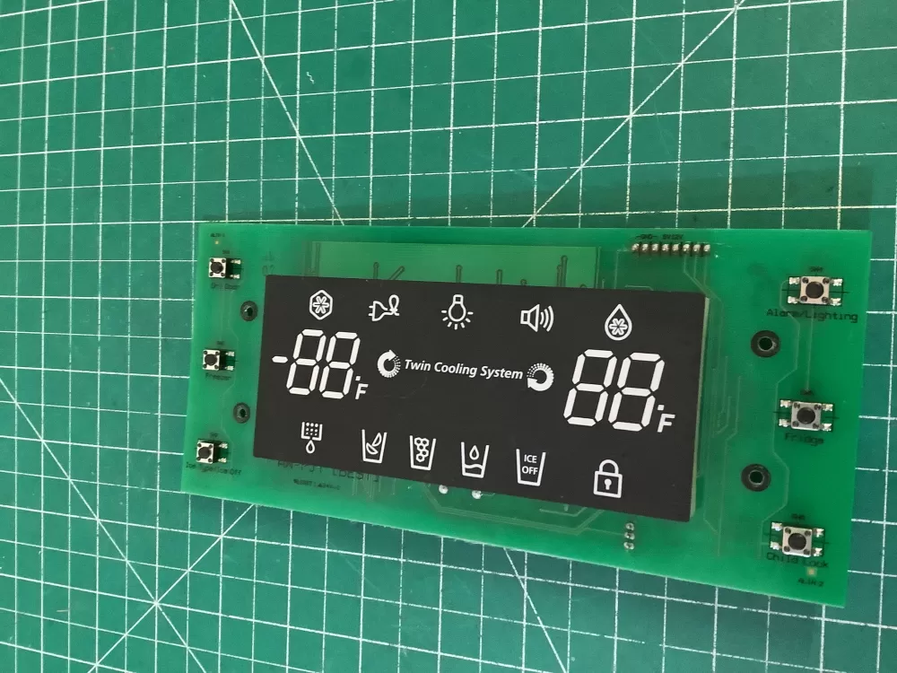 Samsung DA41-00463E Refrigerator Dispenser Display Control Pn: