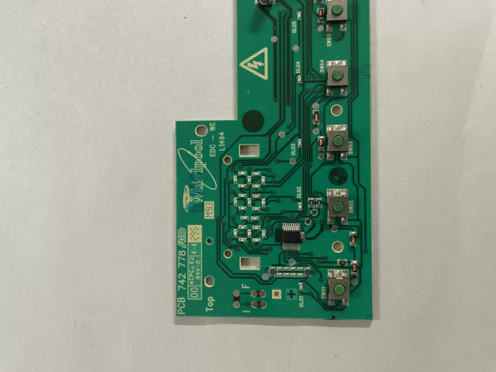 Whirlpool 46197042245-1 Washer Display Control Board AZ135023 | KM1049