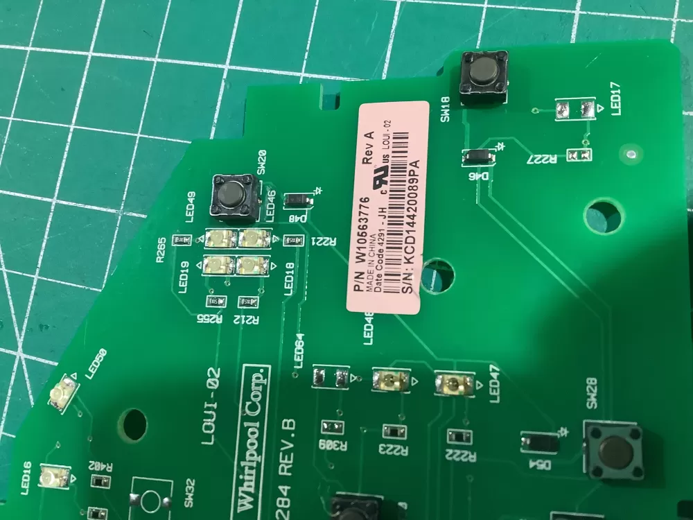 Whirlpool W10563776 Washer Control Board AZ145741 | NR2442