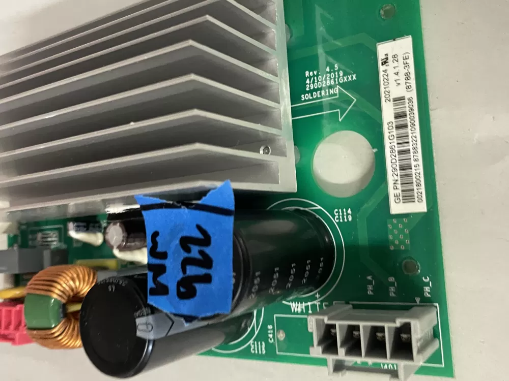 GE WH22X34657 Washer Inverter Control Board Wh22x29531 AZ215912 | Wm922