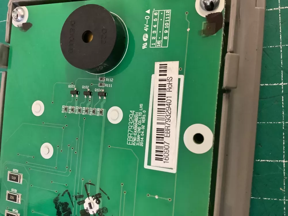 LG Kenmore EBR79329401 Refrigerator Control Board Dispenser AZ206615 | NR1115