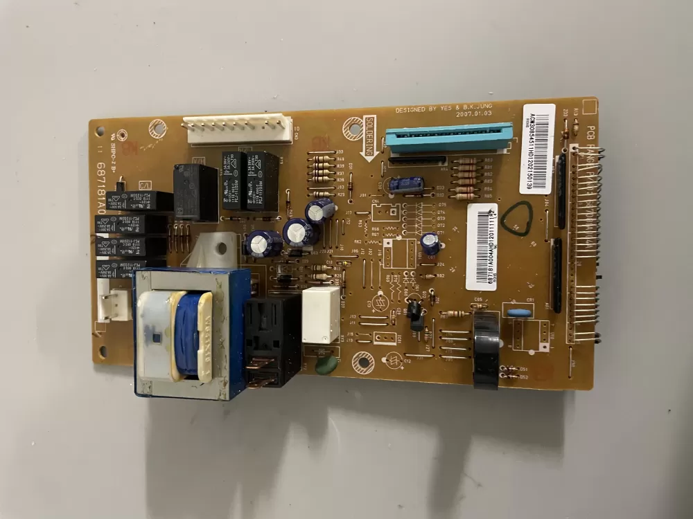 LG 687181A004A P1-6A004 Microwave Control Board