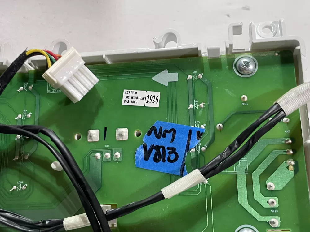 Kenmore EBR75092926 Washer Control Board UI Display AZ170674 | Wmv813