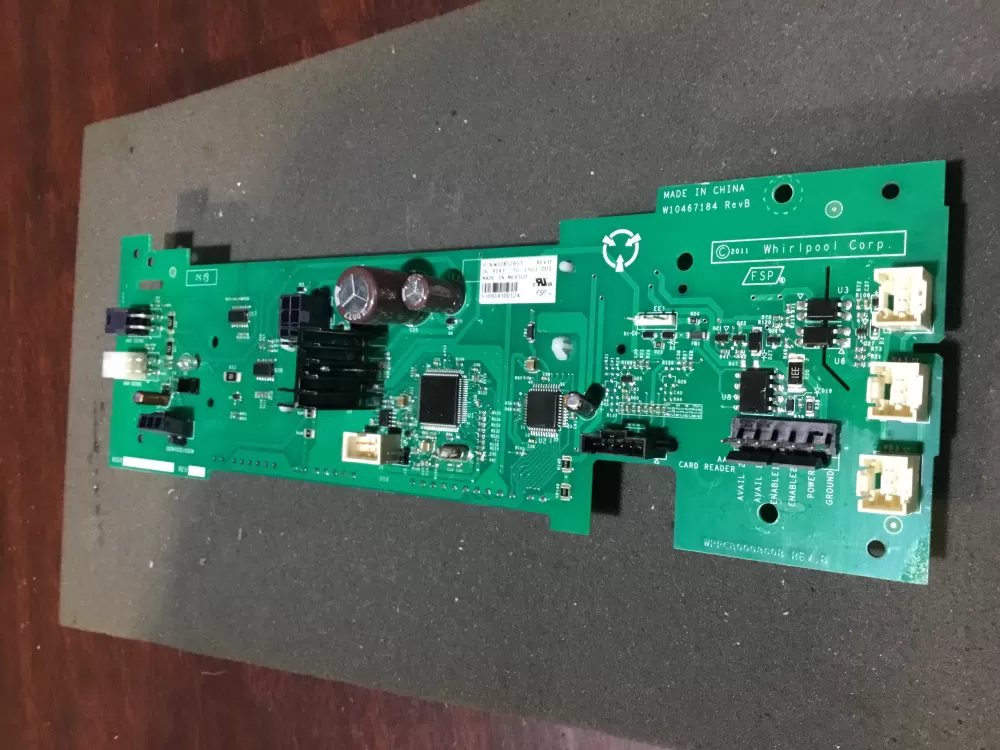 Whirlpool W10852653 Washer Control Board LCD Display Interface AZ81894 | NR871