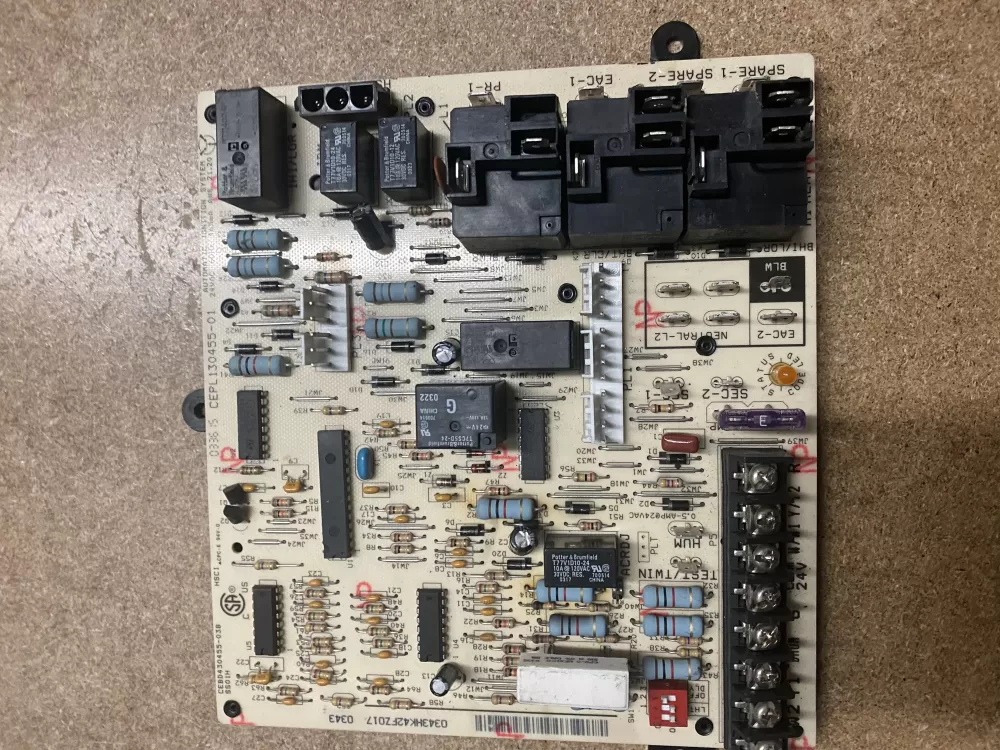 Carrier  Bryant CEPL130455–01 Furnace Control Circuit Board