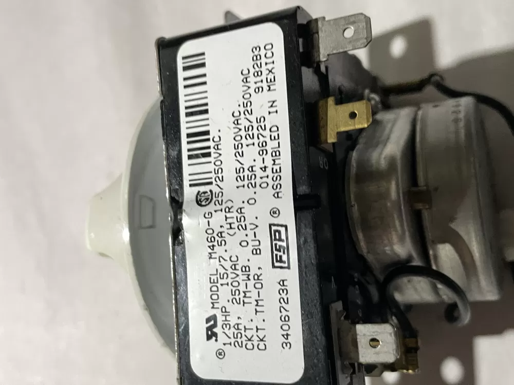 Whirlpool 3406723A 4433735 AP6008572 PS11741712 Dryer Timer AZ197908 | Wm2757