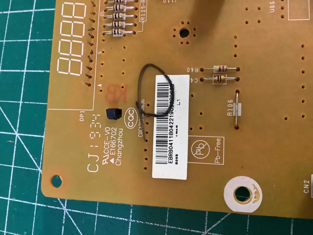 LG Kenmore EBR80411804 AP7223334 Microwave Control Board Panel AZ201860 | NR363