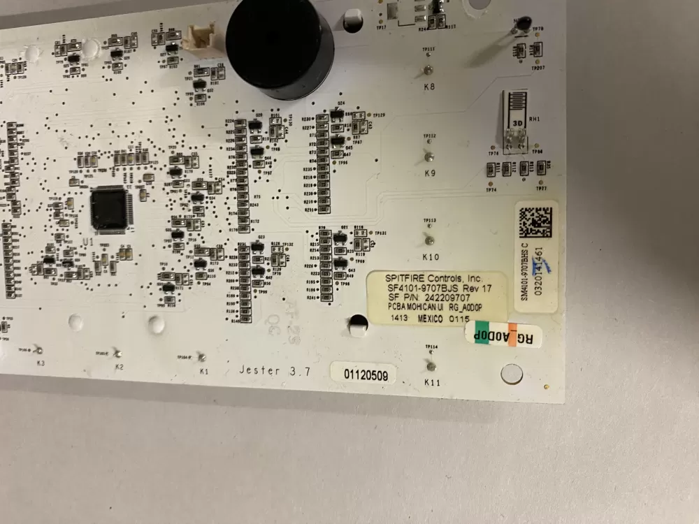 Frigidaire 242209707 Refrigerator control board AZ226283 | BK2087