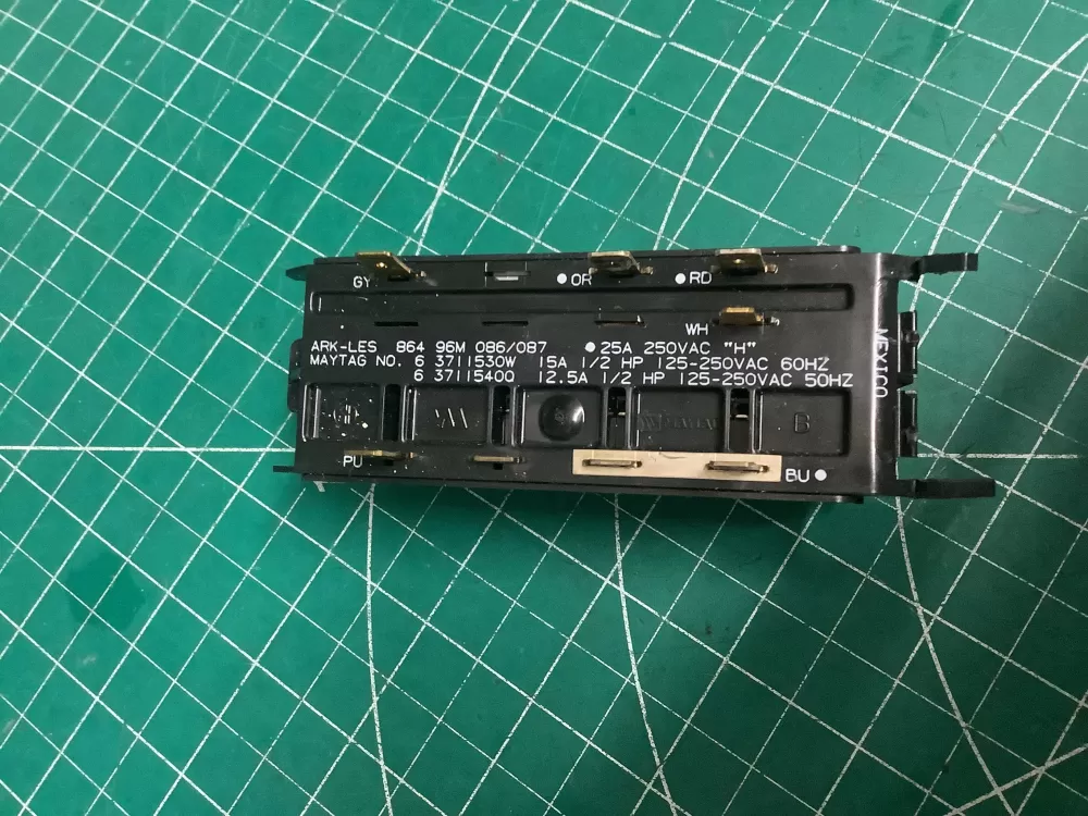 Maytag 6 3711530W 4 Dryer Switch Button AZ202164 | SL127