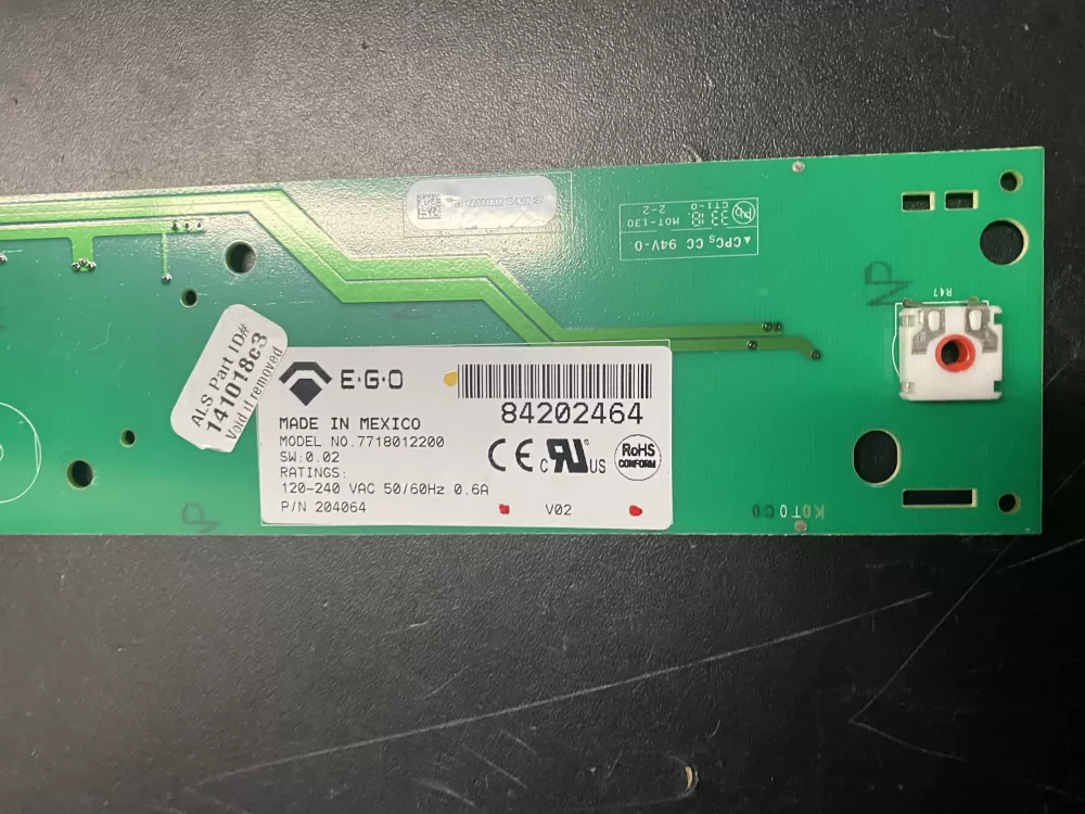 SpeedQueen 204064p Washer Control Board Speed Queen display AZ13284 | BKV132