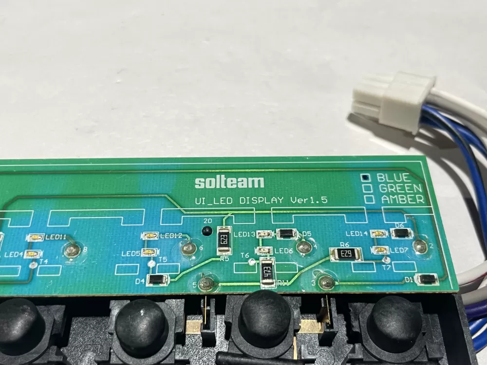 Whirlpool SOLTEAM U1_LED DISPLAY Refrigerator Control Board AZ116541 | Wm2158