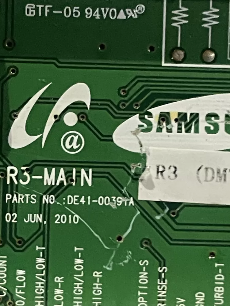 Samsung DE41-00391A Dishwasher Control Board AZ27365 | WM94