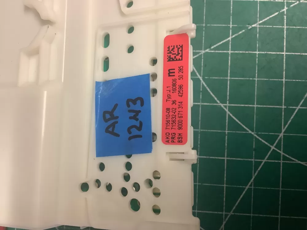 BOSH DISHWASHER CONTROL BOARD ASSEMBLY 9000 671 314 AZ205530 | AR1243