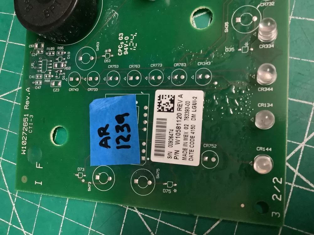 Whirlpool W10581120 Washer Control Board AZ200183 | AR1239