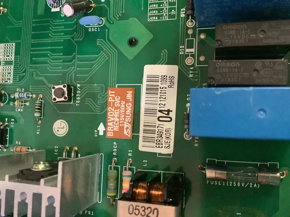 LG Kenmore AP4450216 6871JB1431A Refrigerator Control Board AZ193789 | NR600