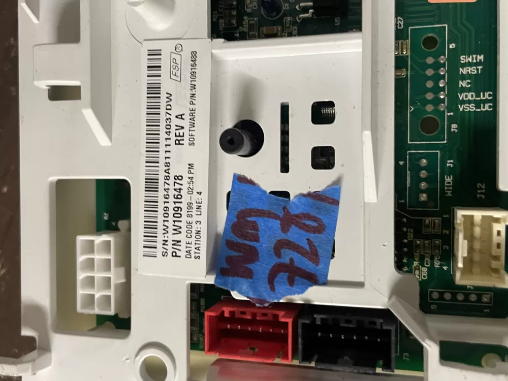 Whirlpool W10803586 W10841364 W10865064 Washer Control Board AZ48086 | Wm728