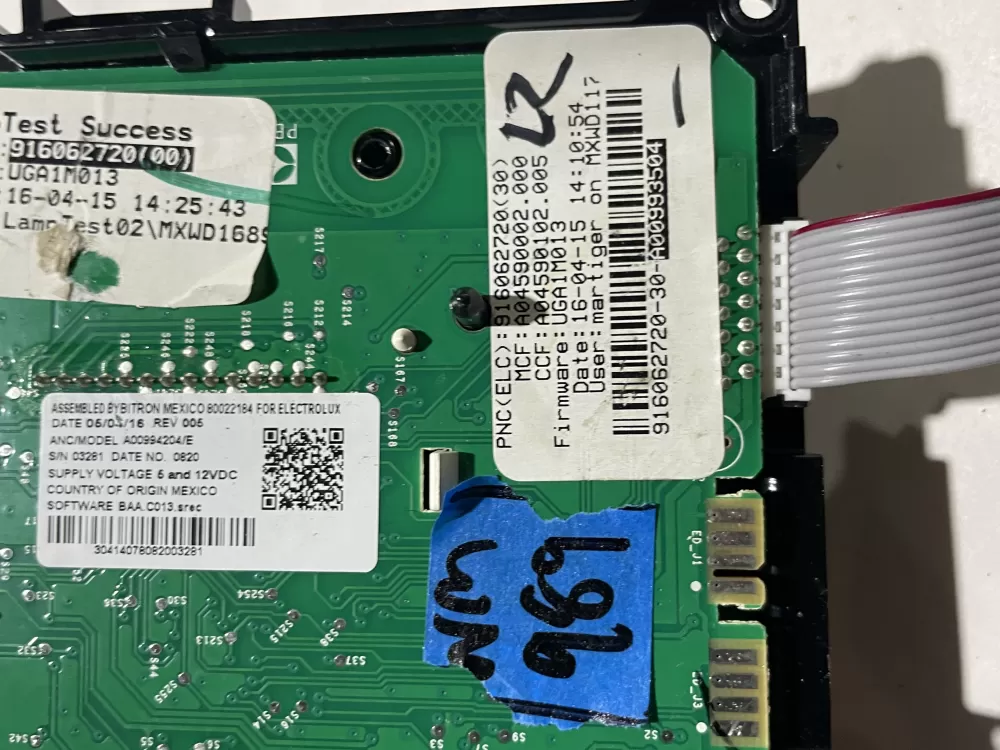 Electrolux A00993504 916062720 Dryer Display Knob AZ145059 | Wm989