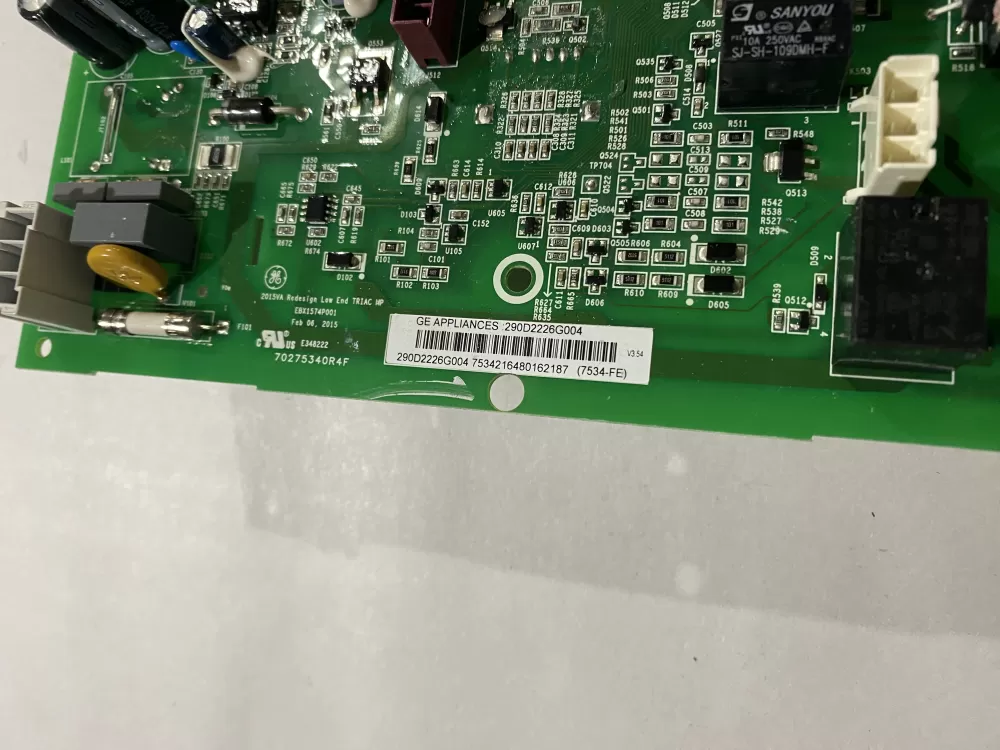 GE WH22X36498 290D2226G004 Washer Control Board AZ191447 | BK156