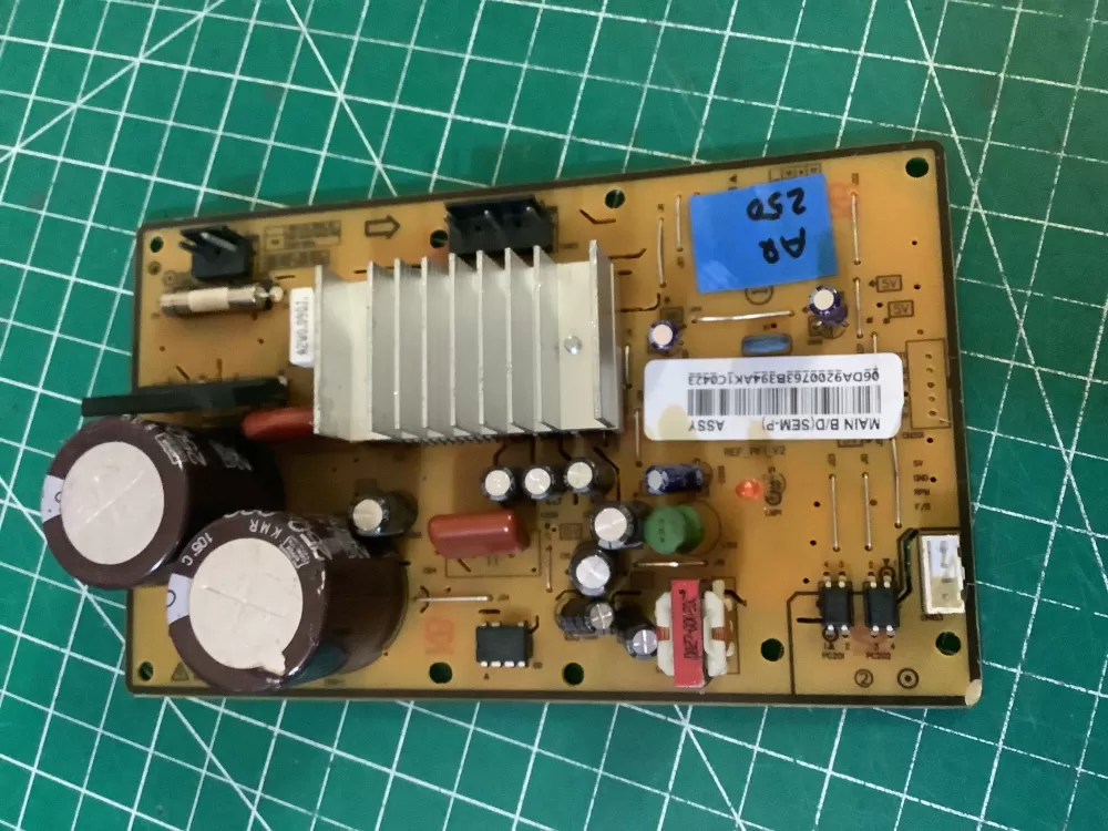 Samsung DA92-00763B Refrigerator Control Board Inverter AZ192390 | AR250
