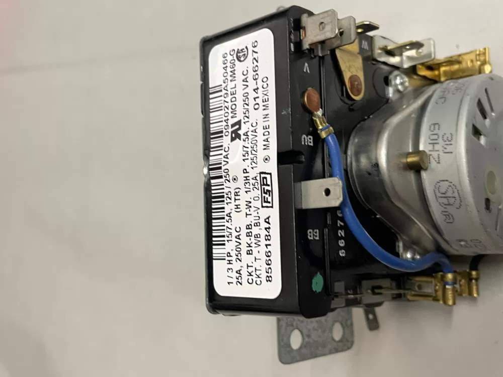 Whirlpool 8566184A 8566184 WP8566184 Dryer Timer AZ218723 | Wm1300