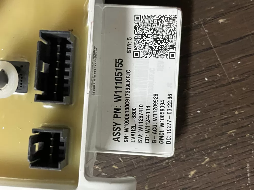 Whirlpool Maytag W11030478 W11105155 Washer Control Board AZ46826 | Wm655