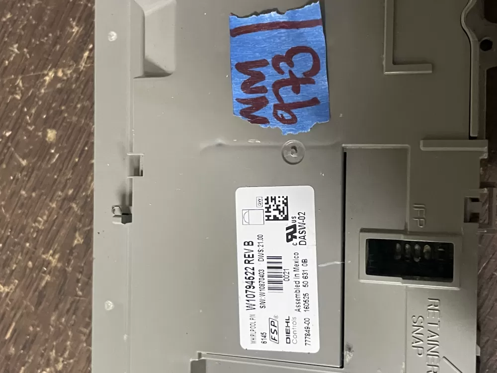 Kenmore W10794522 W10875437 PS11759715 Dishwasher Control Board AZ45236 | Wm973