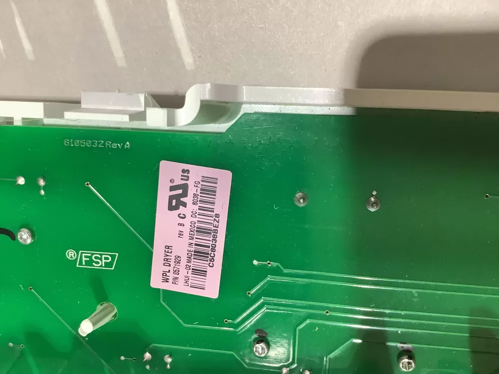 Whirlpool 8571929 8571954 8571955 Dryer Control Board AZ144738 | ZCV526