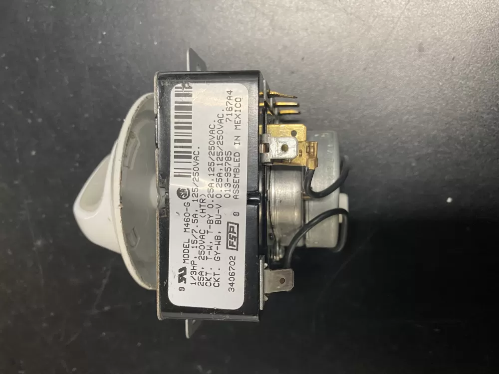 Kenmore 3976576A 3976576 AP6009025 WP3976576 3976576R 3406702 3406015 Dryer Timer