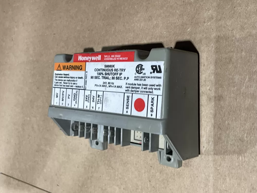 Lennox S8660K Furnace Honeywell Control