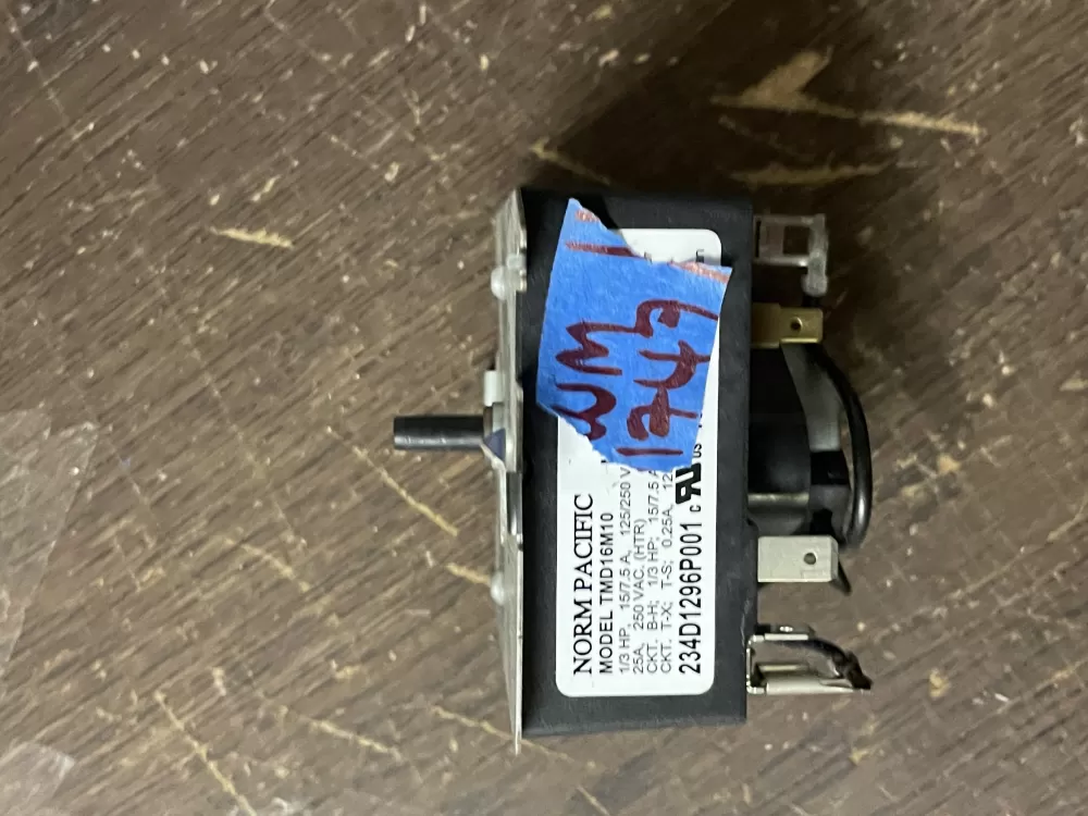 GE TMD16M10 234D1296P001 Dryer Timer AZ43131 | Wm1747