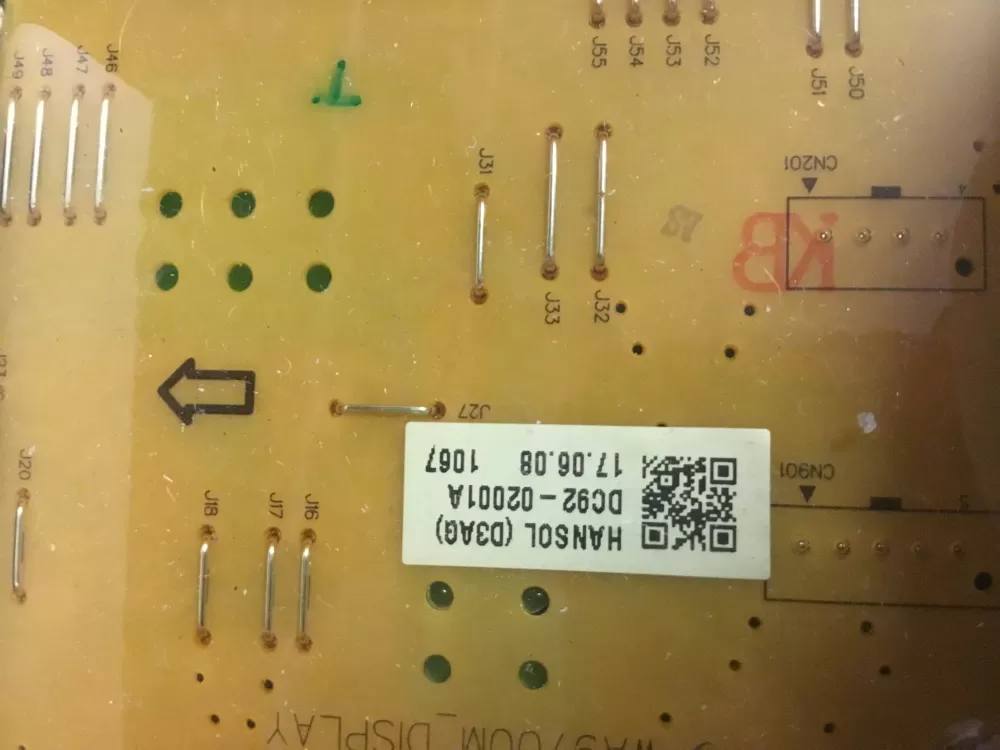 Samsung DC92 02001A AP6243666 DC92 02005A Washer Control Board AZ17851 | NR184