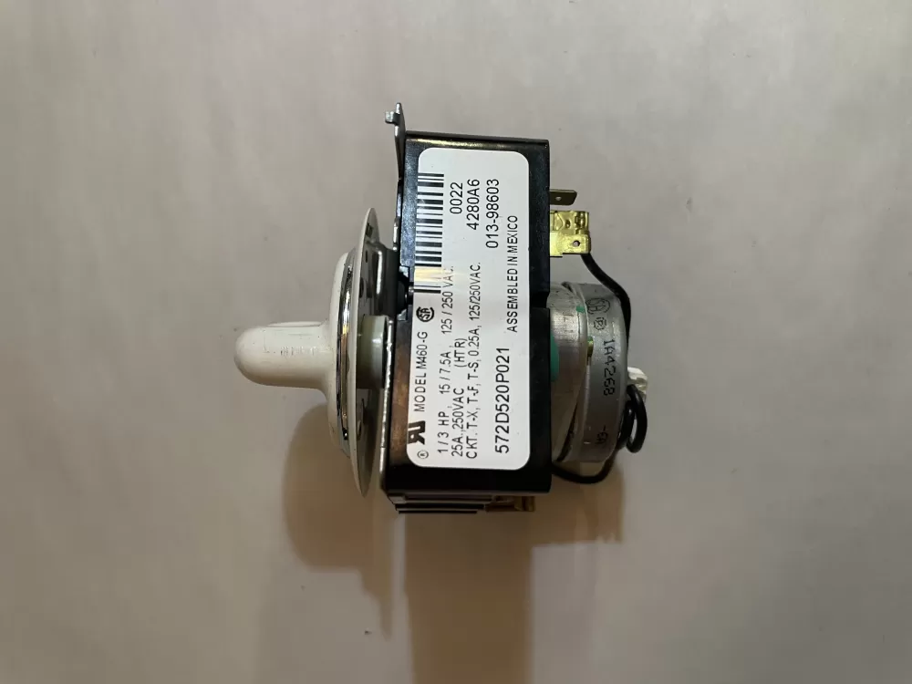 GE 572D520P021 WE4M271 Dryer Timer
