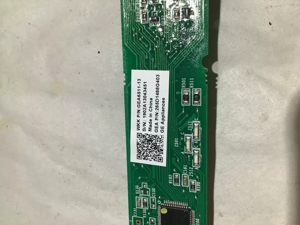 GE 265D1468G403 Dishwasher User Interface Control Board AZ107164 | AR485