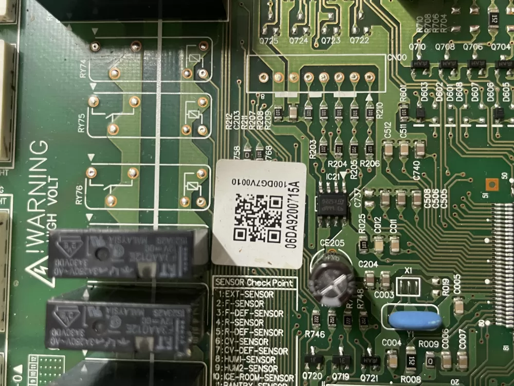 Samsung Refrigerator DA92-00715A Main Board AZ94054 | Wm1683