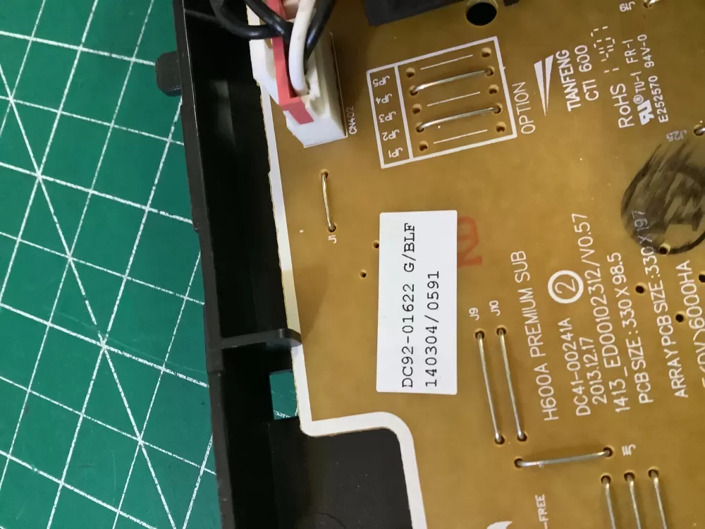 Samsung  DC92-01622A Washer Control Board