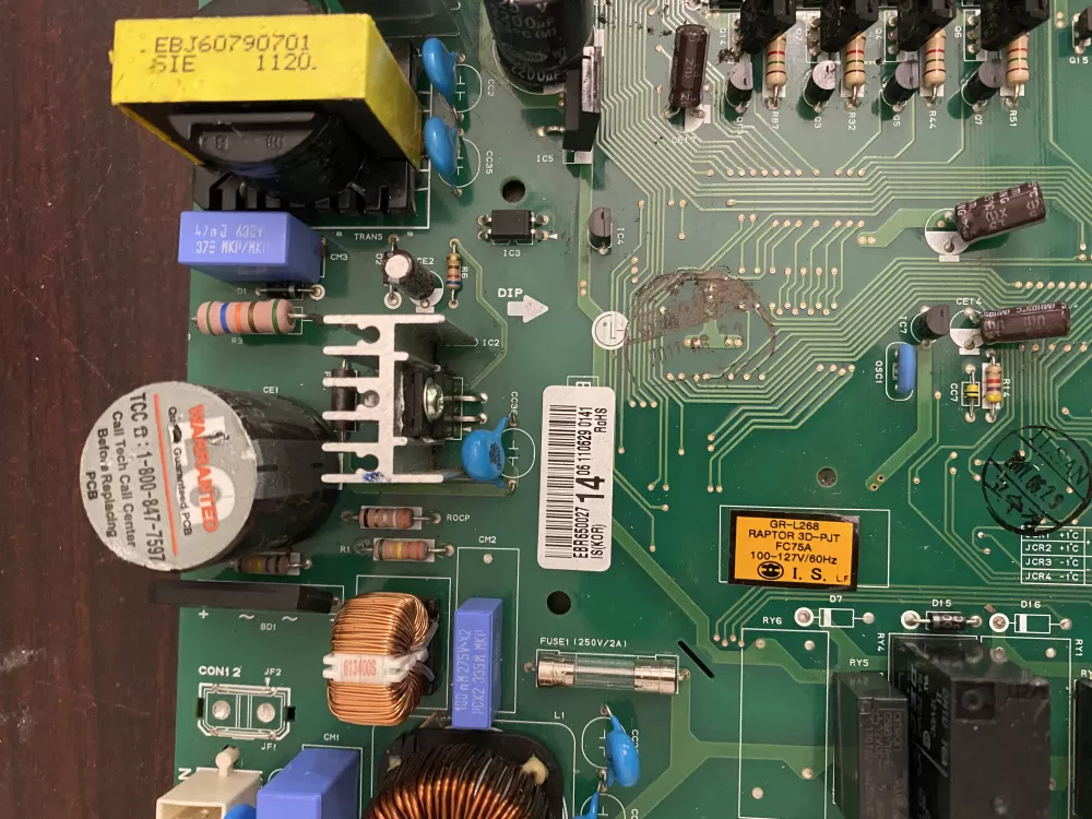 LG Kenmore EBR65002714 Refrigerator Control Board AZ37053 | BK386