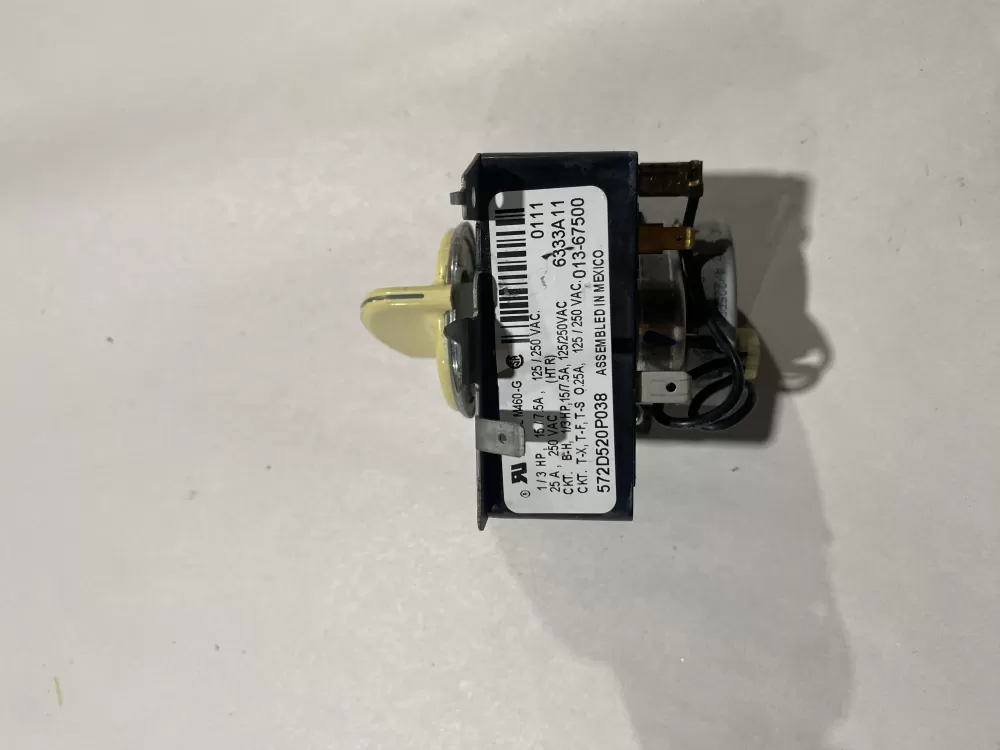 GE 572D520P038 Dryer General Electric Timer AZ112313 | BK1047