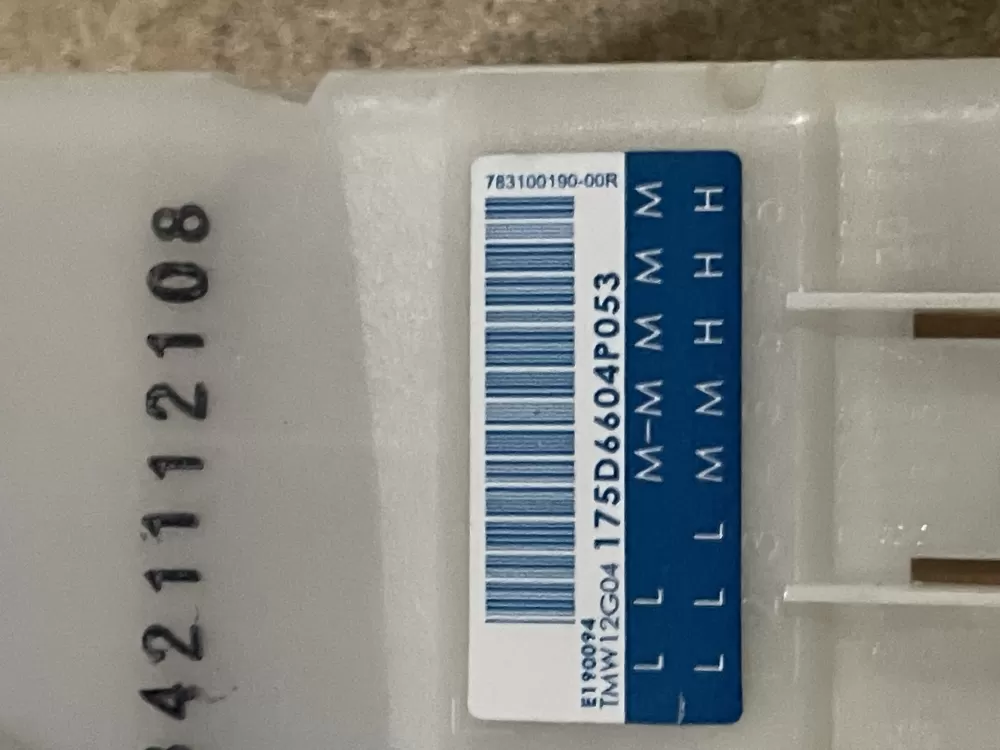 GE WH12X10527 175D6604P053 Washer Timer AZ26914 | WM38