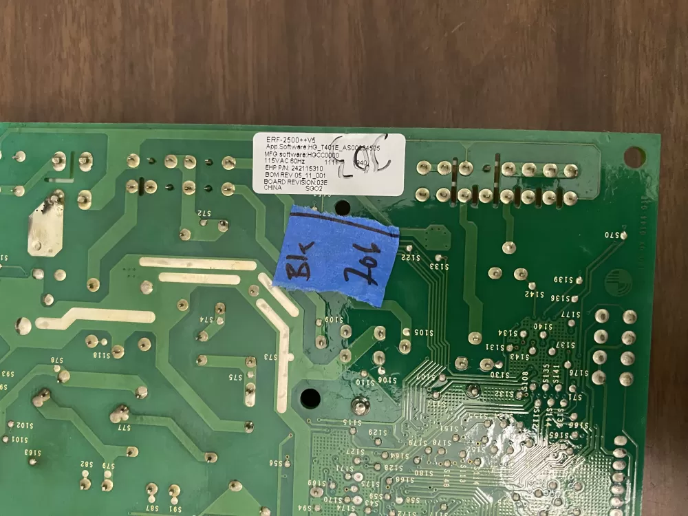 Electrolux 242115310 Control Board AZ97266 | BK706